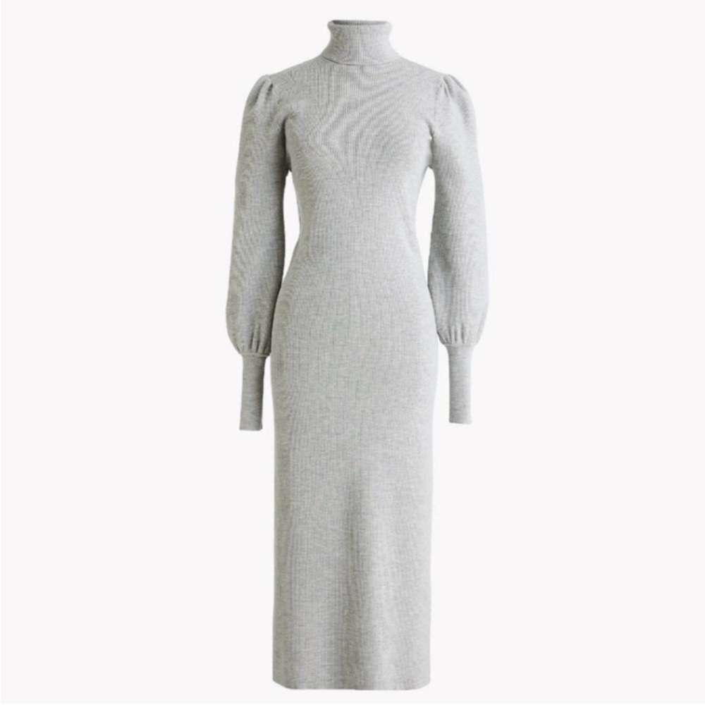 Hatch X J Crew Merino Wool Turtleneck Midi Maternity Dress Size Xs-S